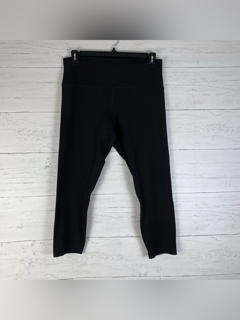 Lululemon Size 14 Align High Rise Crop Pant Tight 23” BLK Black $98